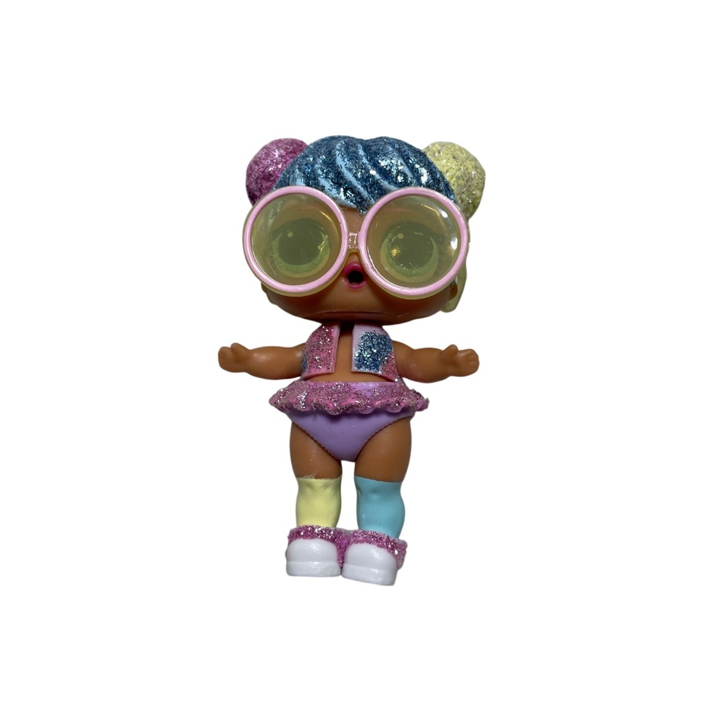 L O L Surprise Bling Series Doll Bon Bon Glitter Hair and Outfit Large Glasses